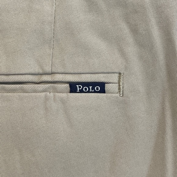 Polo Ralph Lauren Tan Slim Fit 100% Cotton Khakis 34" Pre-owned - Picture 4 of 9